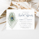 Search for watercolor peacock feather invitations Boho