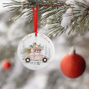 Search for first car christmas tree decorations Mr and mrs