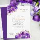 Search for purple quince invitations Floral