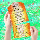 Search for tear off invitations Gold