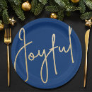 Search for blue christmas plates Elegant