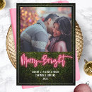 Search for neon christmas cards Merry and bright