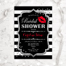 Search for silver bridal shower invitations Glam