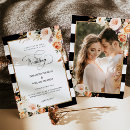 Search for romantic floral wedding invitations Terracotta
