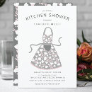 Search for apron kitchen shower invitations For her