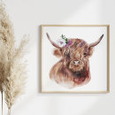 Search for rustic posters Highland cow