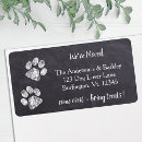 Search for chalkboard return address labels Rustic