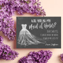 Search for bridesmaid dress cards invites Maid of honor