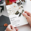 Search for watercolor flowers wedding invitations Minimalist