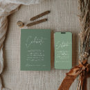 Search for sage green invitations Budget