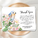 Search for bird memorial cards Elegant
