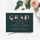 Search for floral graduation invitations High school graduation