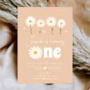 Search for daisy party invitations Boho floral party