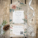 Search for pinecone wedding invitations Winter