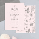 Search for vintage botanical wedding invitations Calligraphy