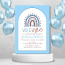 Search for wild one 1st birthday invitations Boho