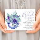 Search for purple tea party invitations Violet