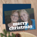 Search for navy blue christmas cards Botanical