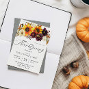 Search for rustic thanksgiving invitations Floral