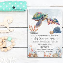 Search for sea turtle baby shower invitations Ocean