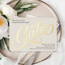 Search for corporate event invitations Gold foil