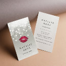 Search for platinum business cards Makeup artist