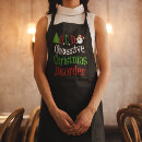 Search for holiday aprons Xmas