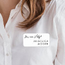 Search for sales name tags Black and white