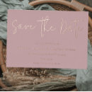 Search for rose gold save the dates Pink
