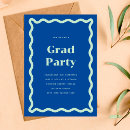 Search for bright lights invitations Blue
