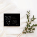 Search for all you need is love invitations Chic