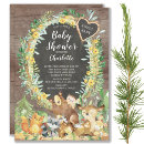 Search for woodland animals invitations Rustic