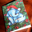 Search for elephants christmas cards Holly