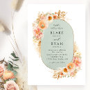 Search for cream and sage wedding invitations Watercolor floral