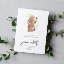 Search for beary 1st birthday invitations Cute