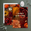 Search for burnt orange gold wedding invitations Chic