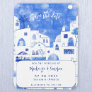 Search for greek wedding save the dates Santorini