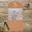 Search for burnt orange invitations Minimal