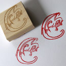 Search for red rubber stamps Dragon
