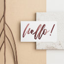 Search for rose gold business cards Glam