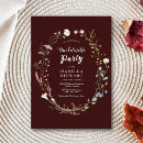 Search for burgundy hens party invitations Marsala