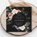 Search for floral circle wedding invitations Elegant