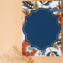 Search for blue blank invitations Floral