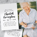 Search for simple celebration life invitations In loving memory