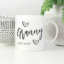 Search for handwritten calligraphy mugs Grandmother