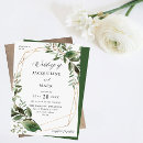 Search for green and gold wedding invitations Modern