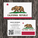 Search for california business cards Californian flag