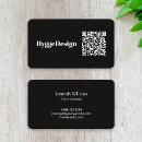 Search for black barcode business cards Minimalist