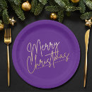 Search for purple christmas plates Modern