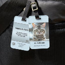 Search for funny luggage tags Kitten